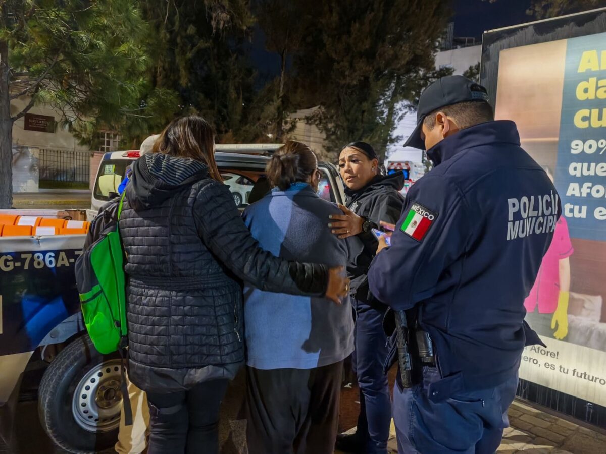 Atiende Seguridad Pública de Pachuca reporte de persona desorientada