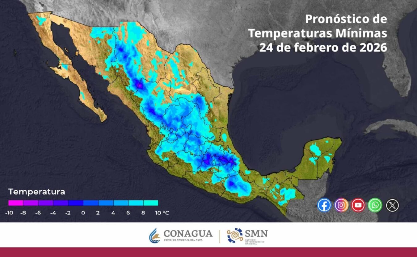Permanecen temperaturas de -10 a -5 °C con heladas en Hidalgo