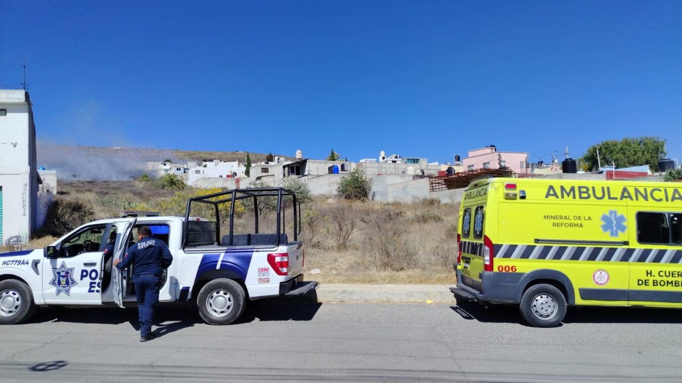 Atienden incendio en fraccionamiento Minerales II