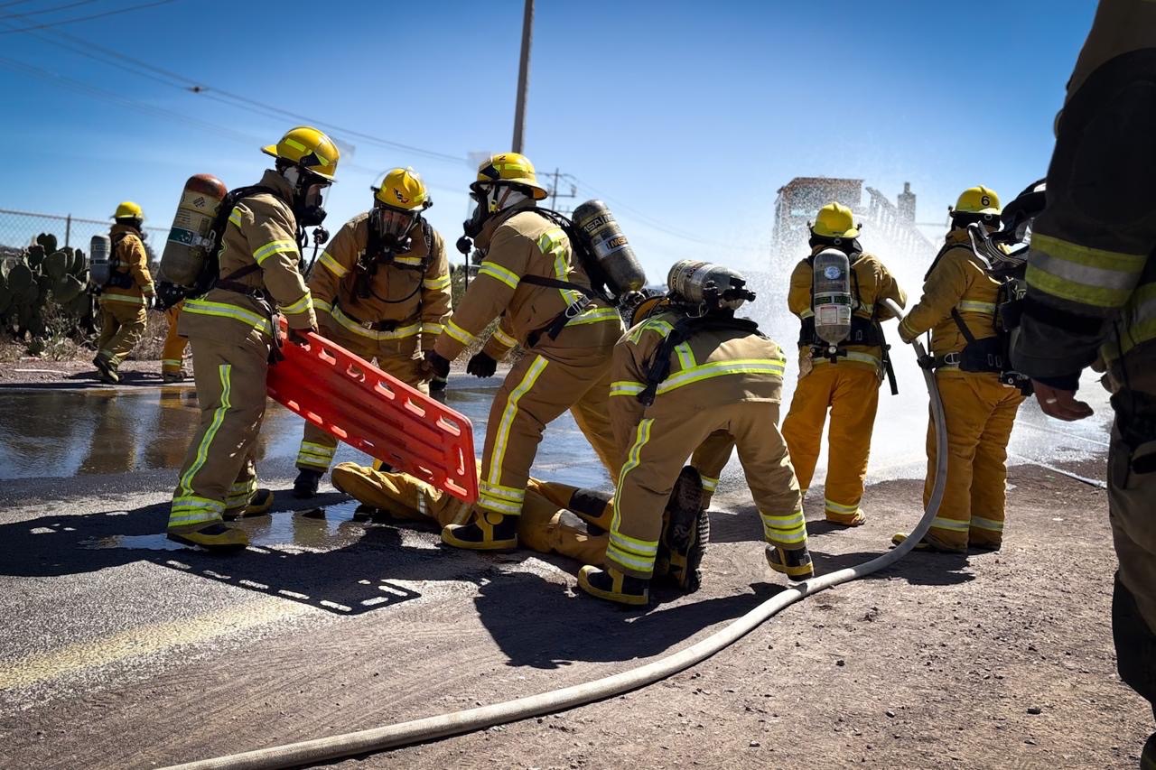 Fortalecen protocolos de emergencias industriales en Ciudad Sahagún