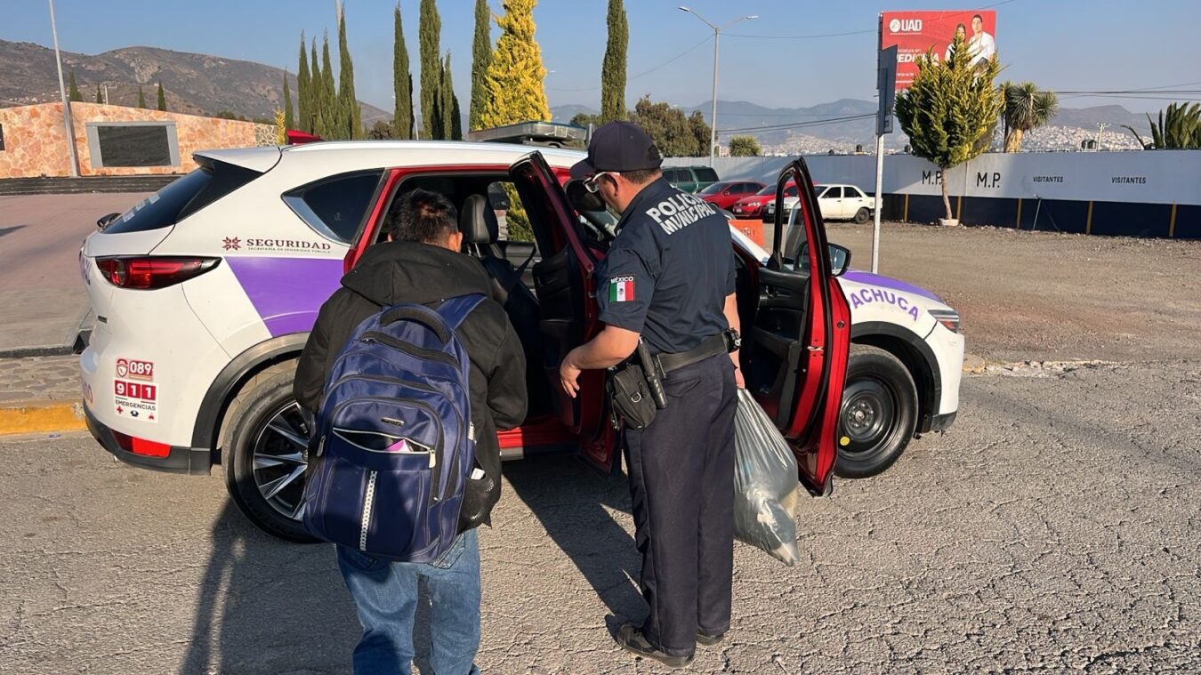 Permite Segurichat localizar a familiares de persona desorientada en Pachuca