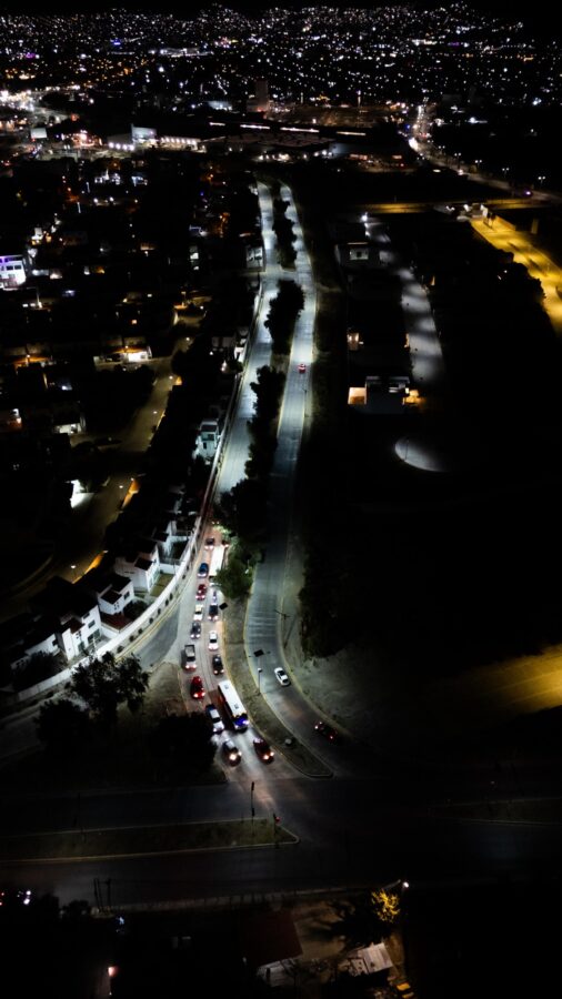 Instala Pachuca nueva iluminación en la segunda etapa del bulevar Nuevo Hidalgo