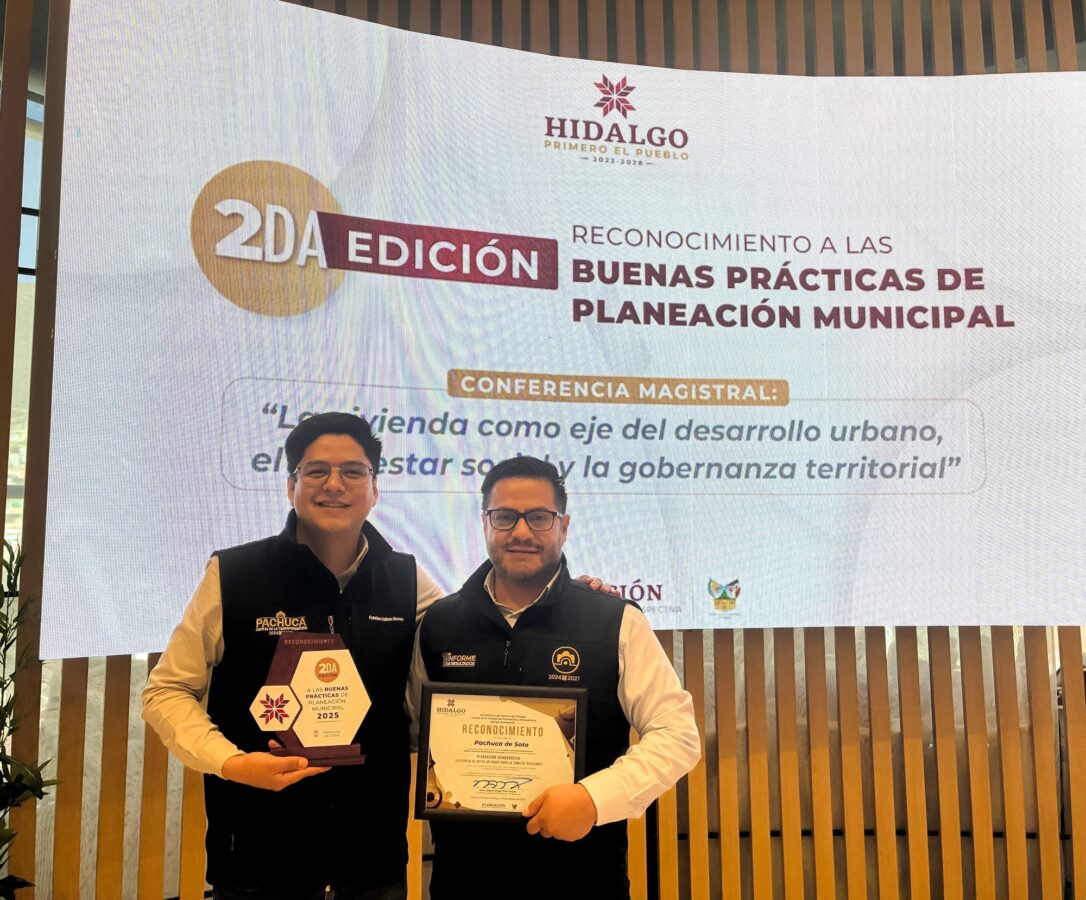 Recibe Pachuca reconocimiento por Buenas Prácticas de Planeación