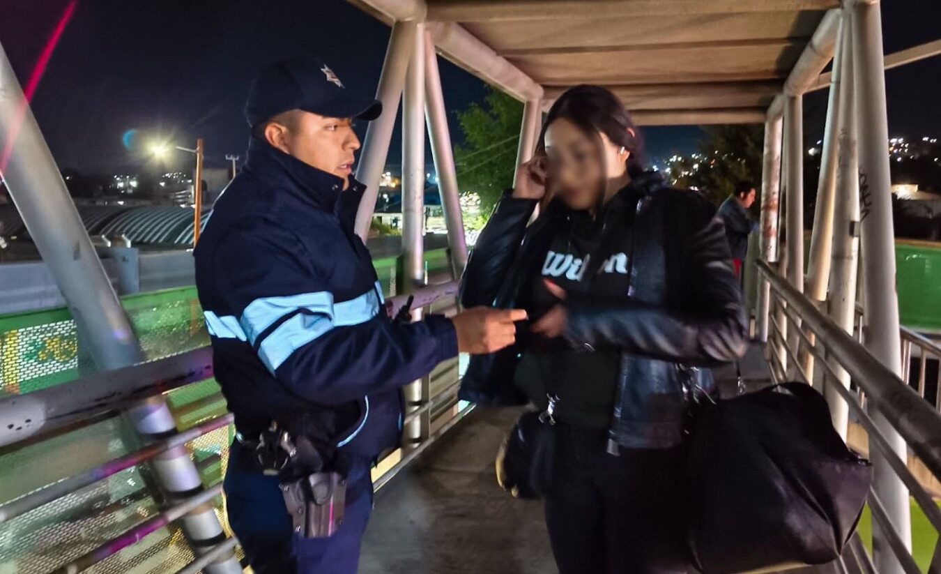 Refuerza Pachuca seguridad en paraderos y puentes en bulevar Felipe Ángeles