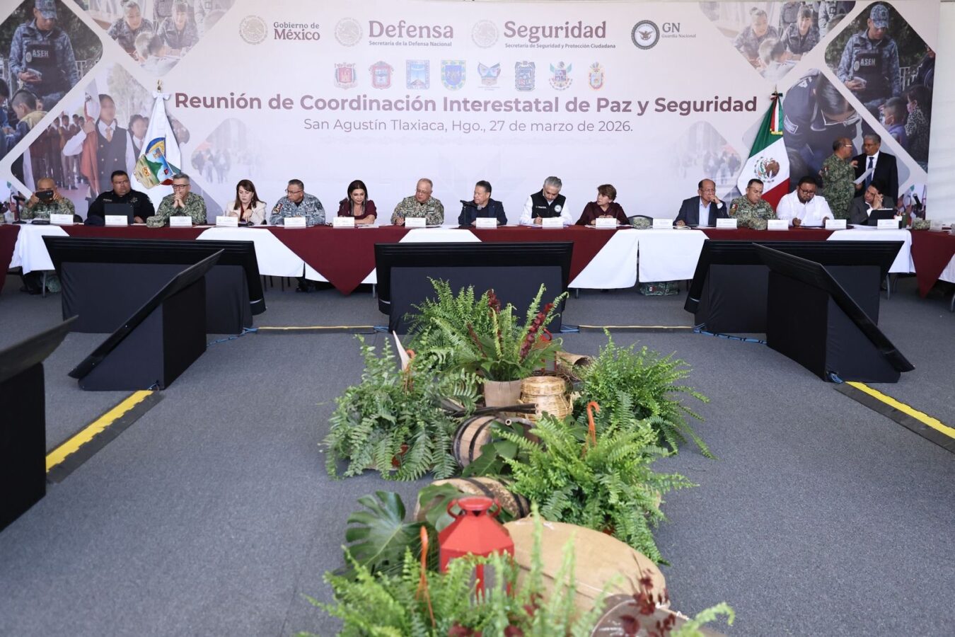 Hidalgo coordina estrategia interestatal contra robo de vehículos y extorsión