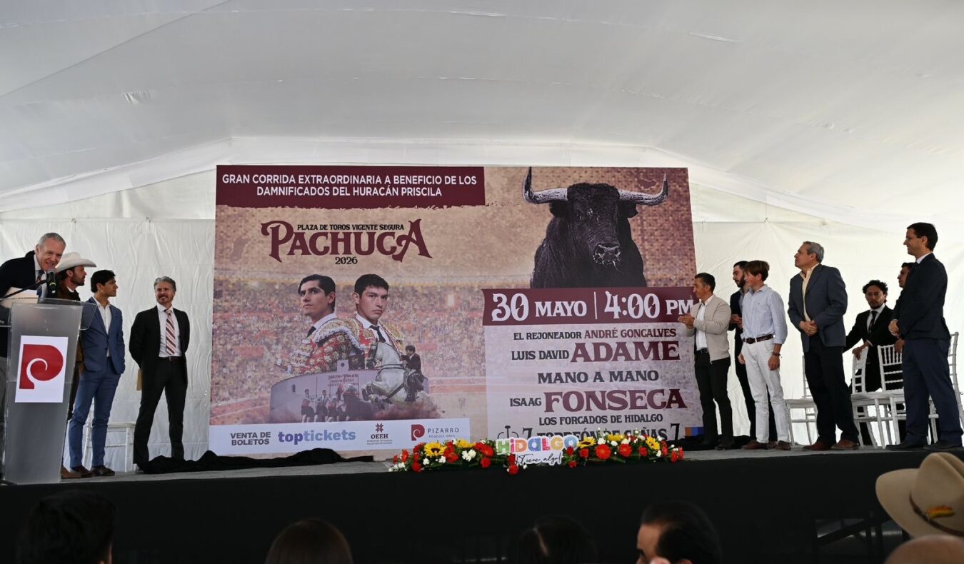 Anuncian corrida de toros en Pachuca para apoyar a damnificados por la vaguada monzónica