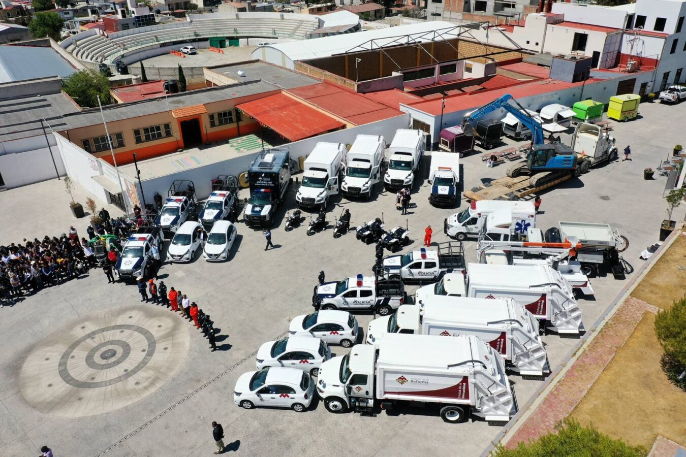 Inversión histórica en parque vehicular y maquinaria en Mineral de la Reforma