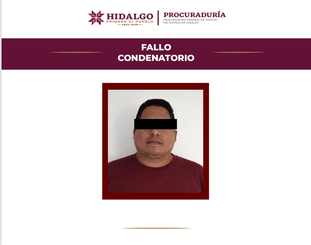 Obtiene PGJEH fallo condenatorio por feminicidio ocurrido en Ciudad Sahagún