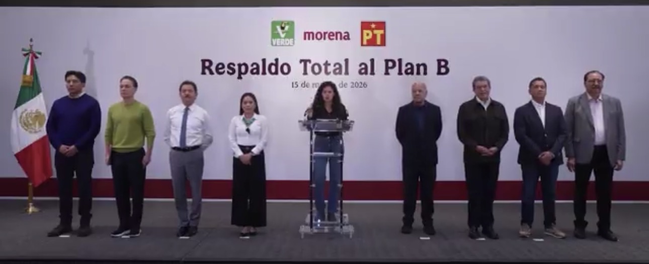 Morena, PT y PVEM respaldan “Plan B” electoral de Claudia Sheinbaum.