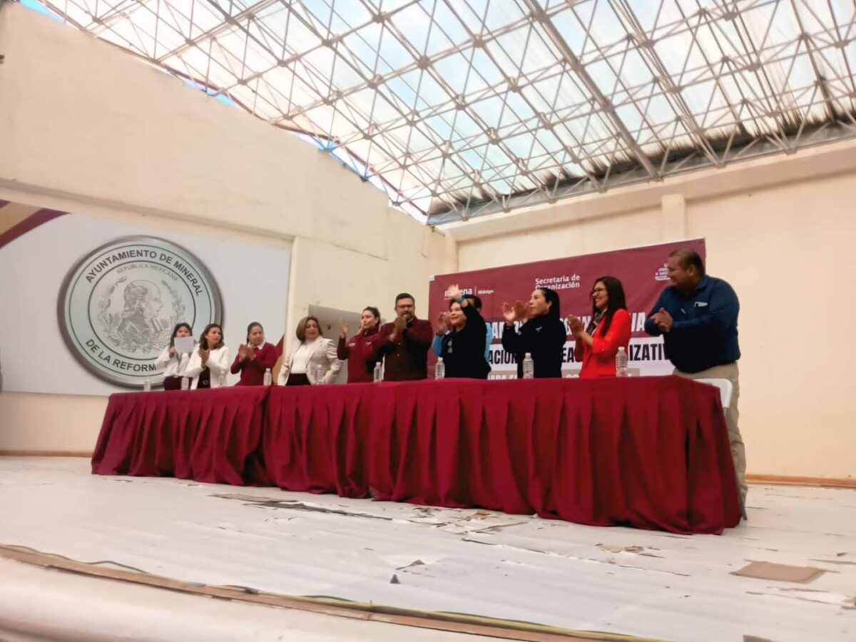Morena refuerza estructura territorial en Mineral de la Reforma y Singuilucan