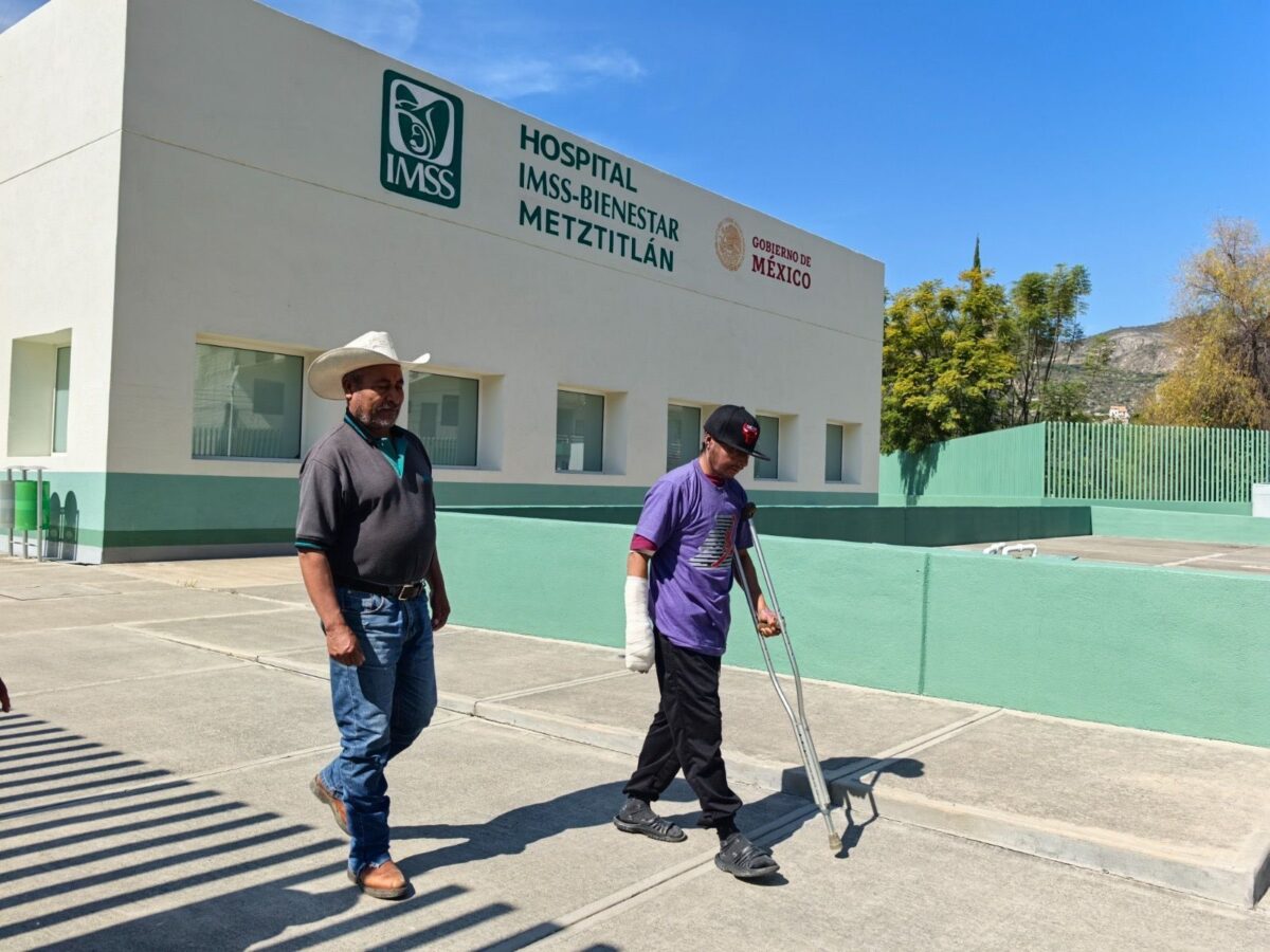 IMSS Bienestar salva mano de paciente con quemaduras 