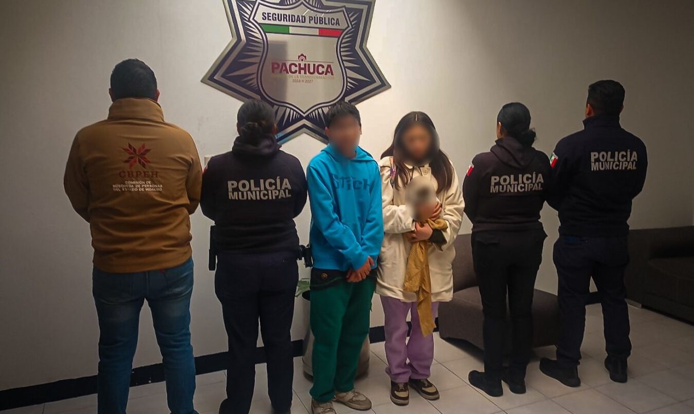 Localiza Seguridad Pública de Pachuca a menor extraviado