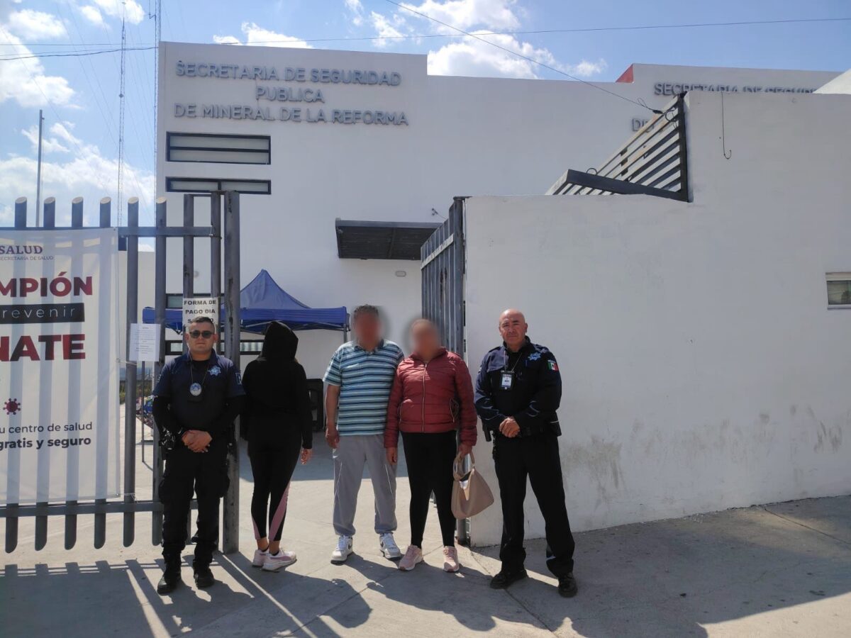 Localizan a menor, en Mineral de la Reforma, que salió sin permiso de su casa