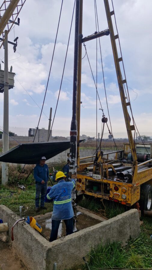 En mantenimiento el pozo Emiliano Zapata para recuperar caudal