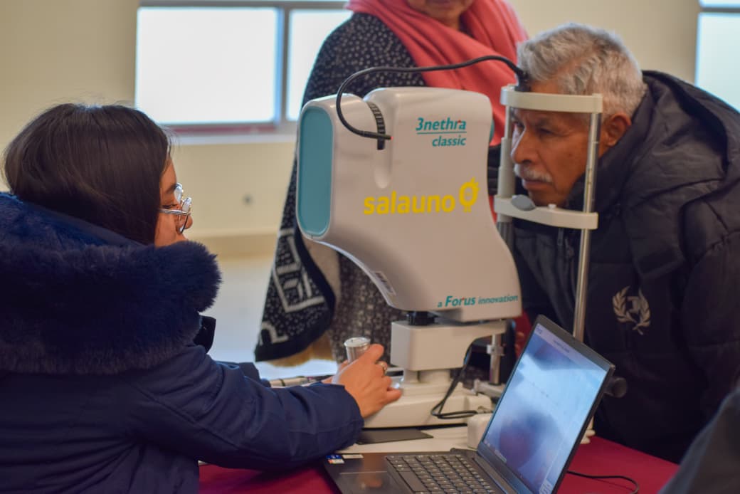 Octava campaña de enfermedades oculares en Tulancingo