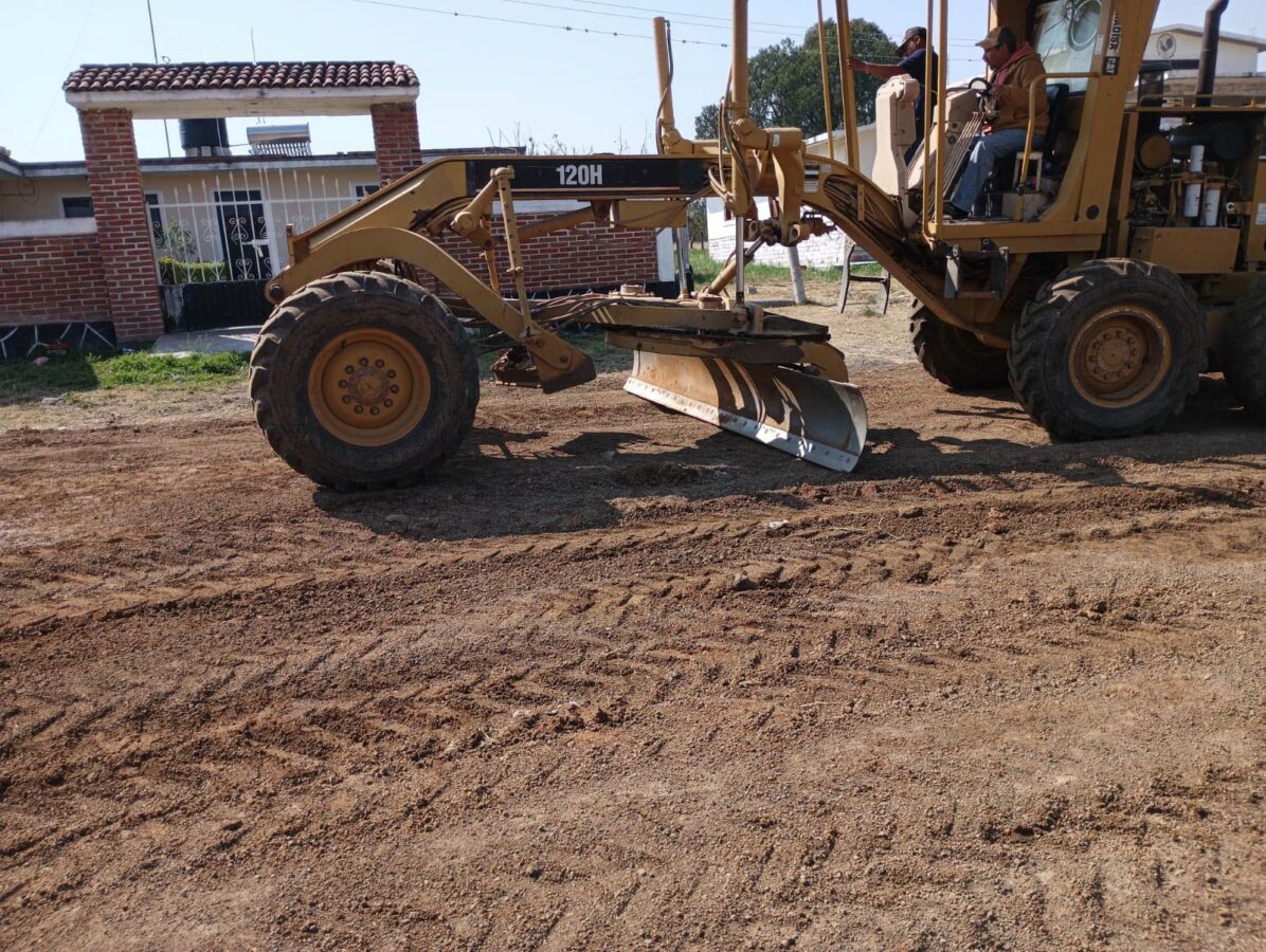 Consolida Huasca infraestructura con el programa de rehabilitación de caminos