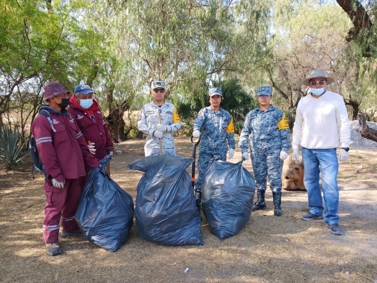 Recolectan más de una tonelada de basura en la ribera del río Tula