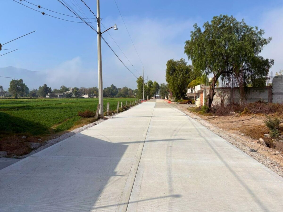 Gobierno de Hidalgo mejora la movilidad en San Salvador