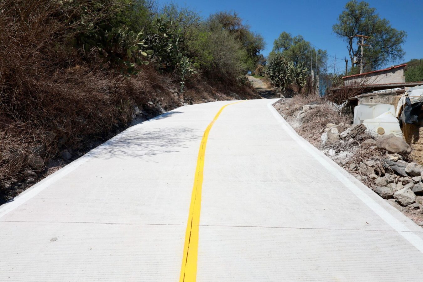 Avanzan obras en San Lucas Teacalco, Tula
