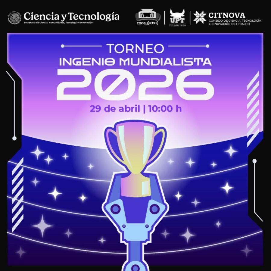 Hidalgo presenta el Torneo de Robots “Ingenio Mundialista 2026”