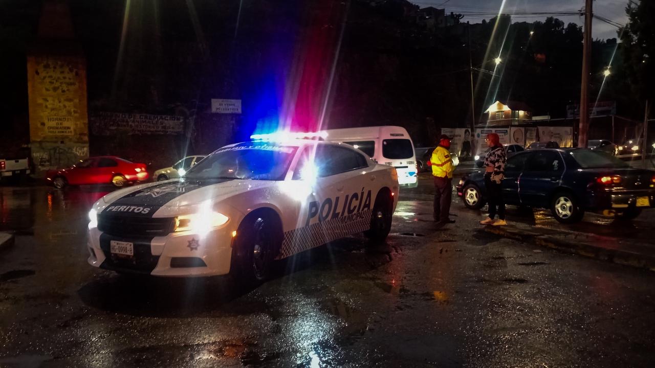 Cierres viales por lluvias en Pachuca y zona metropolitana