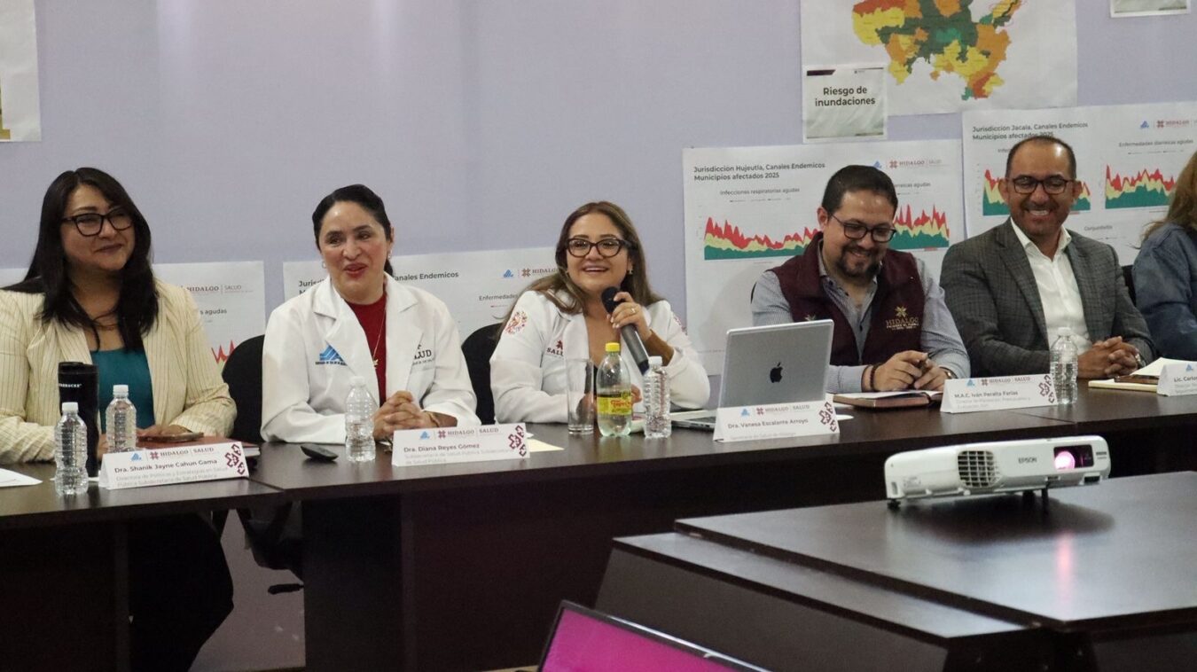 Fortalecen vigilancia epidemiológica y vacunación en Hidalgo