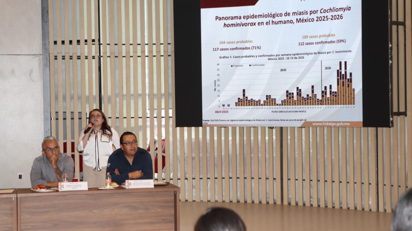 Confirman primer caso humano de gusano barrenador en Hidalgo