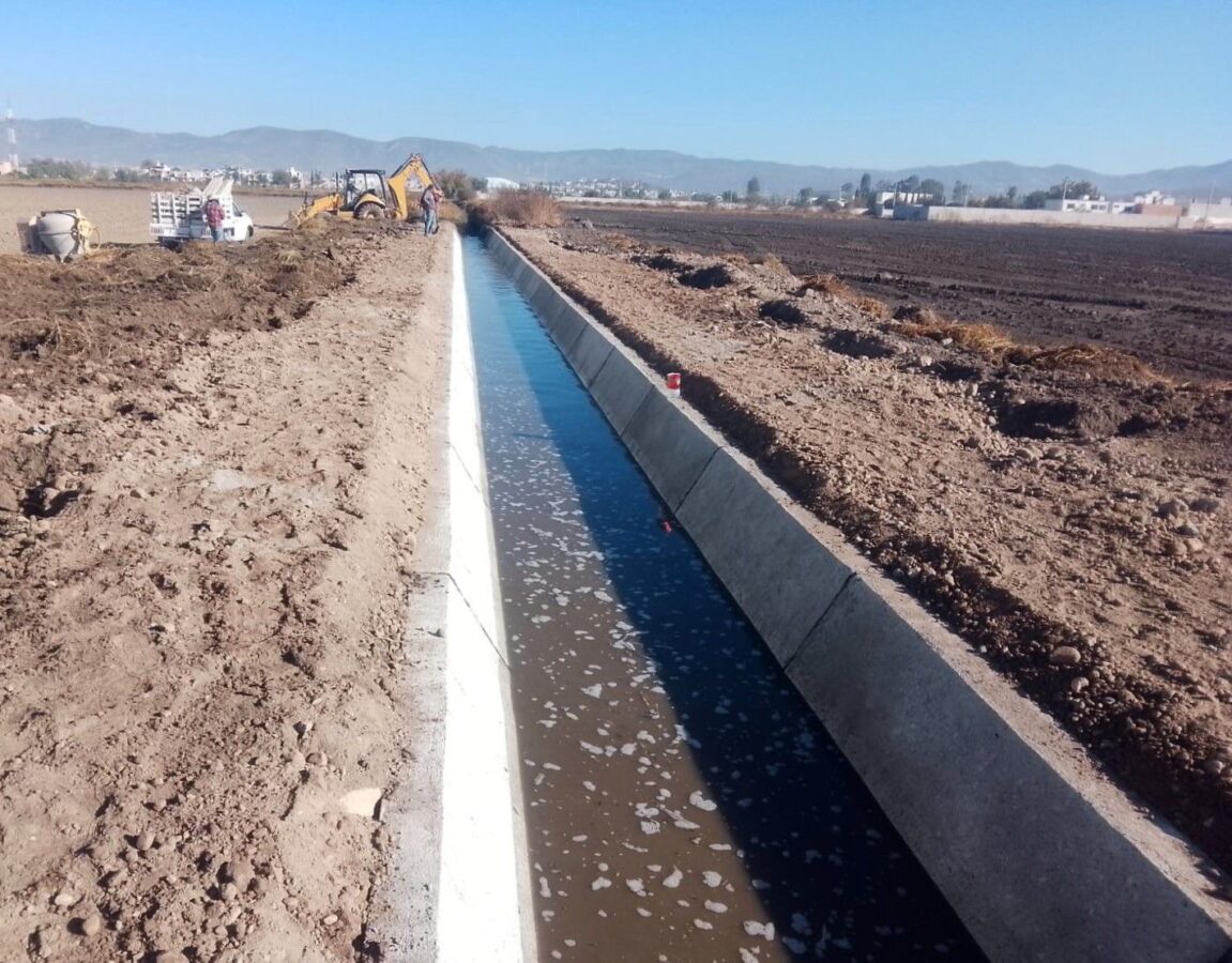 Invierte Conagua recursos para obras de rehabilitación y tecnificación en Mineral de la Reforma