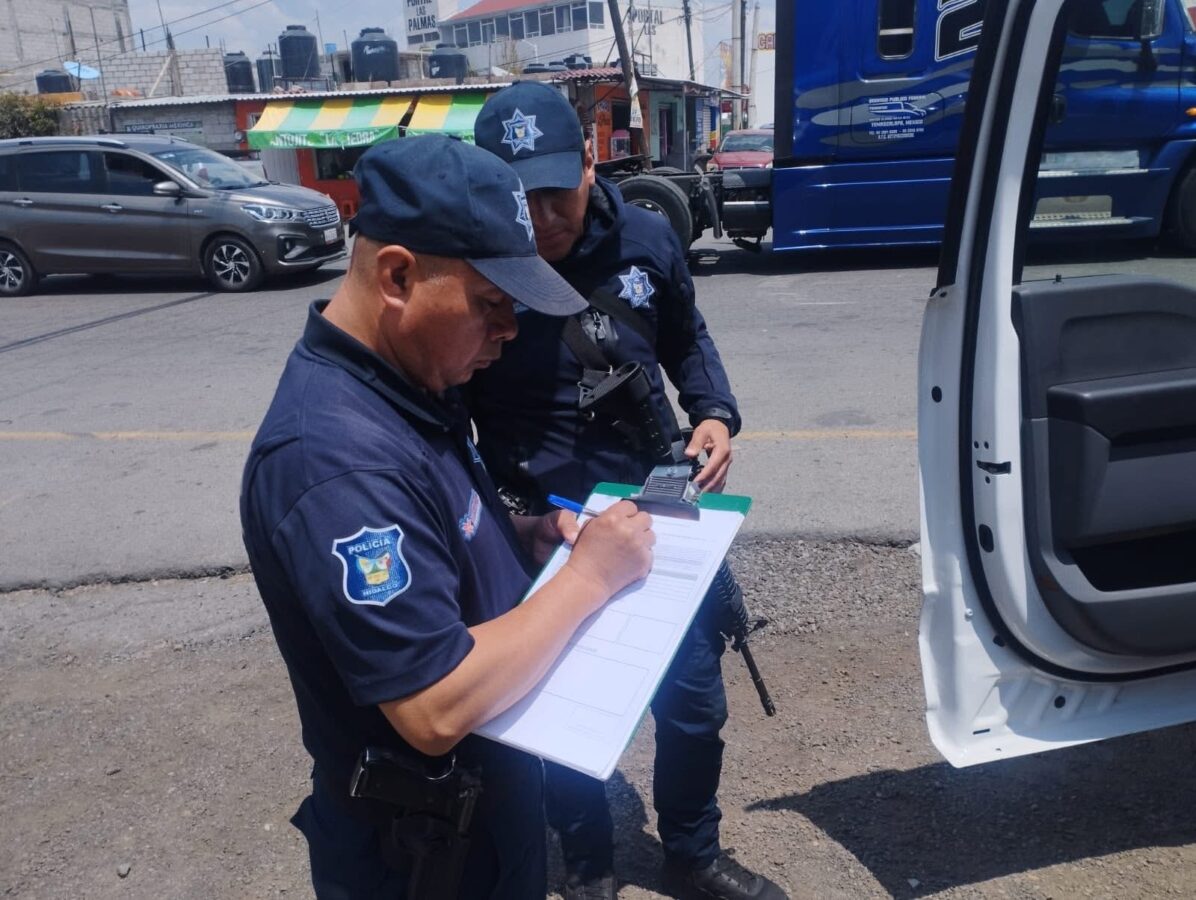 Supervisan actuar de policías durante vacaciones en Hidalgo