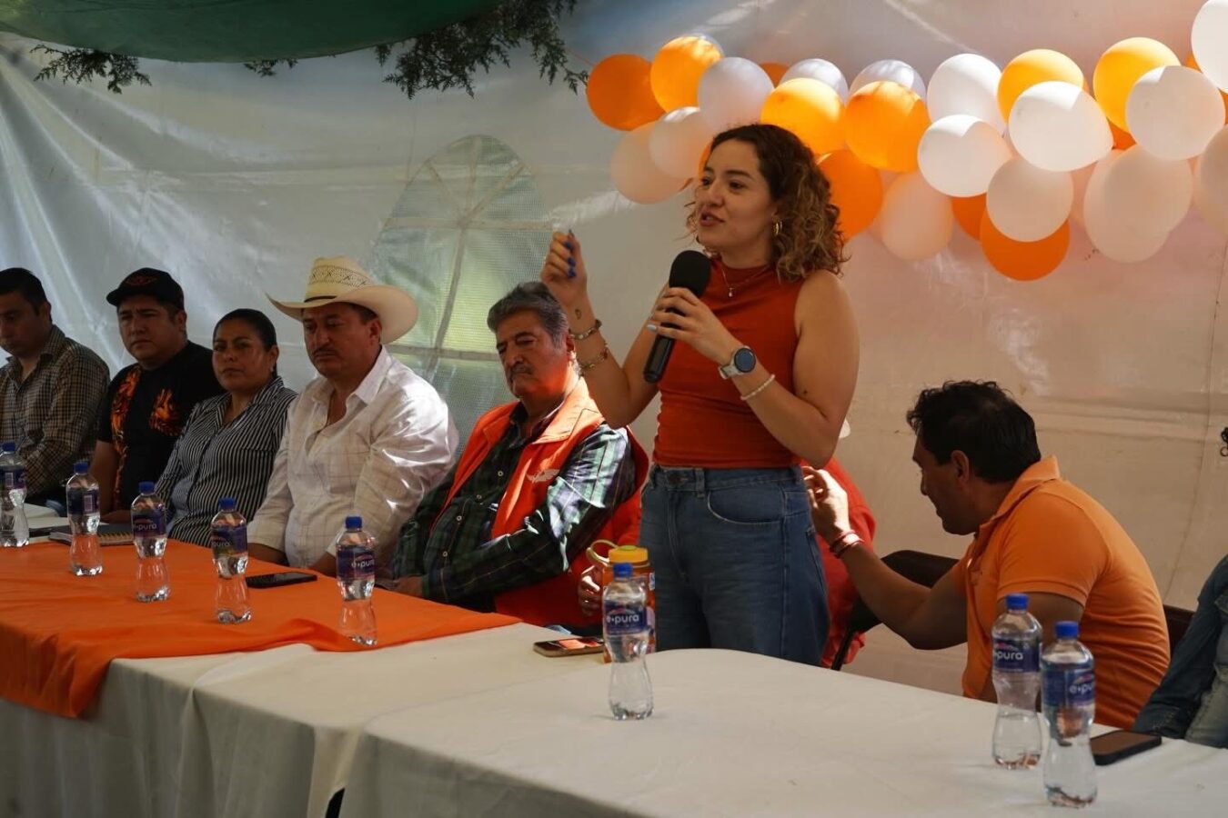 Movimiento Ciudadano inaugura Casa Naranja en Agua Blanca