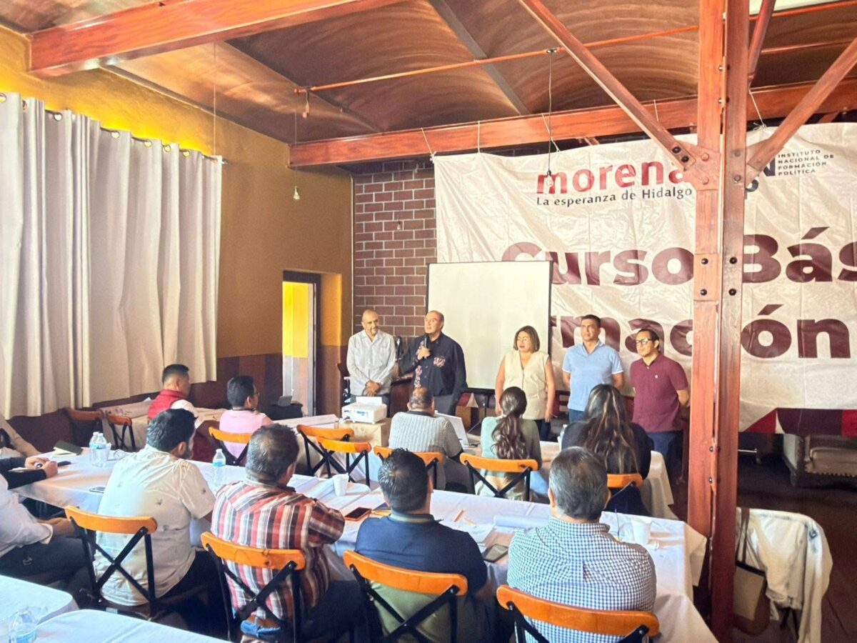 Morena impulsa formación política y organización territorial en Hidalgo