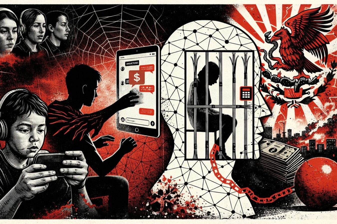 Reclutamiento digital de menores por el crimen organizado