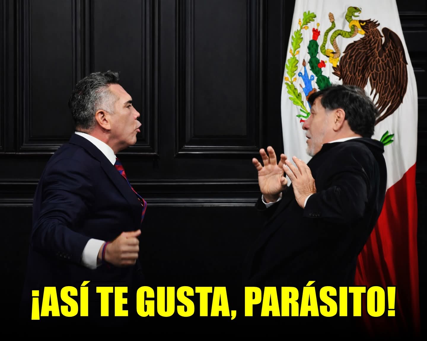Escala conflicto político: Alejandro Moreno lanza duras ofensas contra Fernández Noroña
