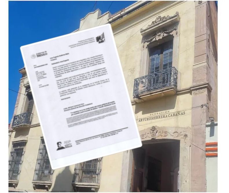 Entrega carta la Fundación Herrera Cabañas a la presidenta Claudia Sheinbaum.