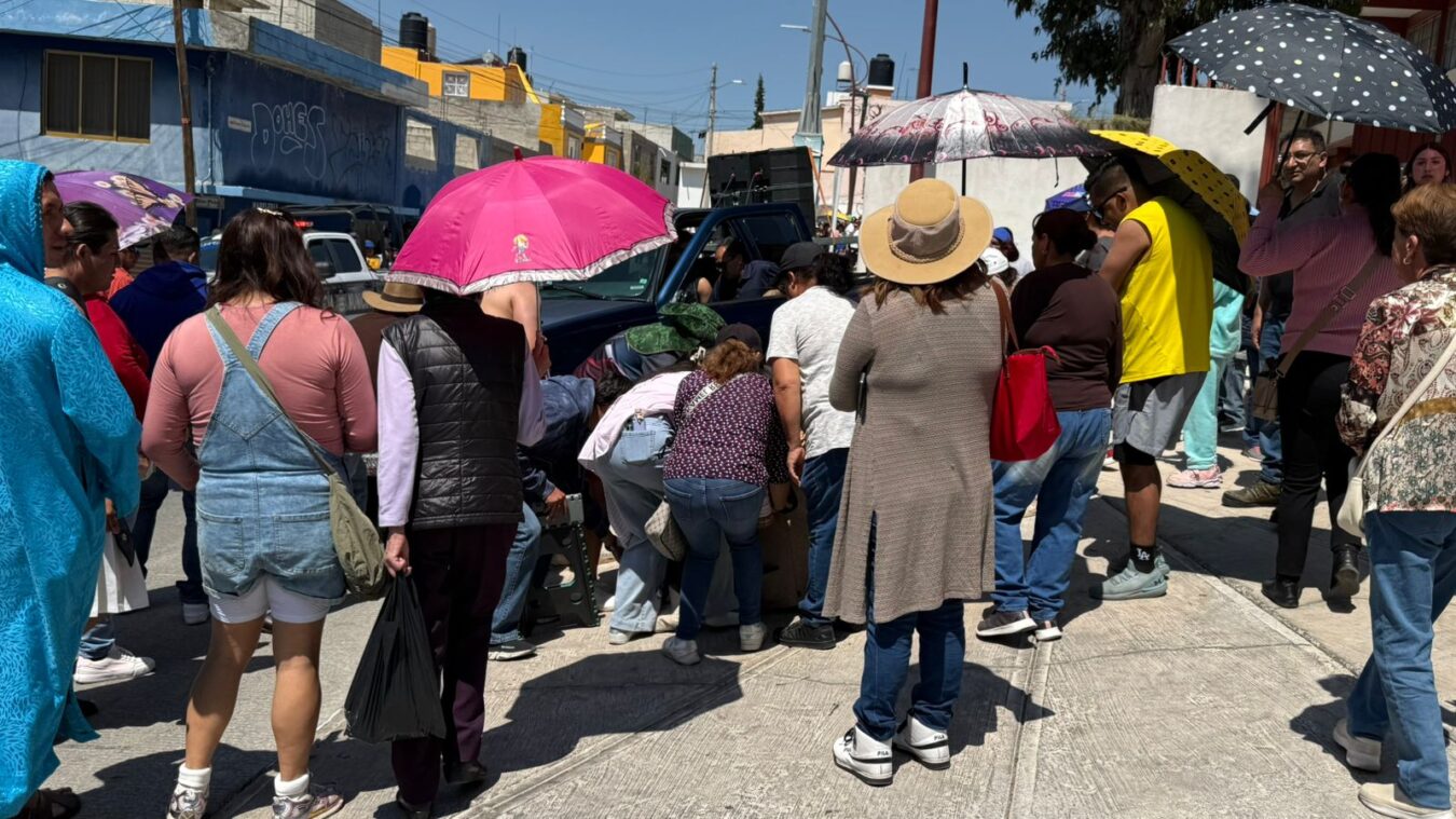 Accidente durante el Viacrucis de la colonia Cuauhtémoc, en Pachuca.
