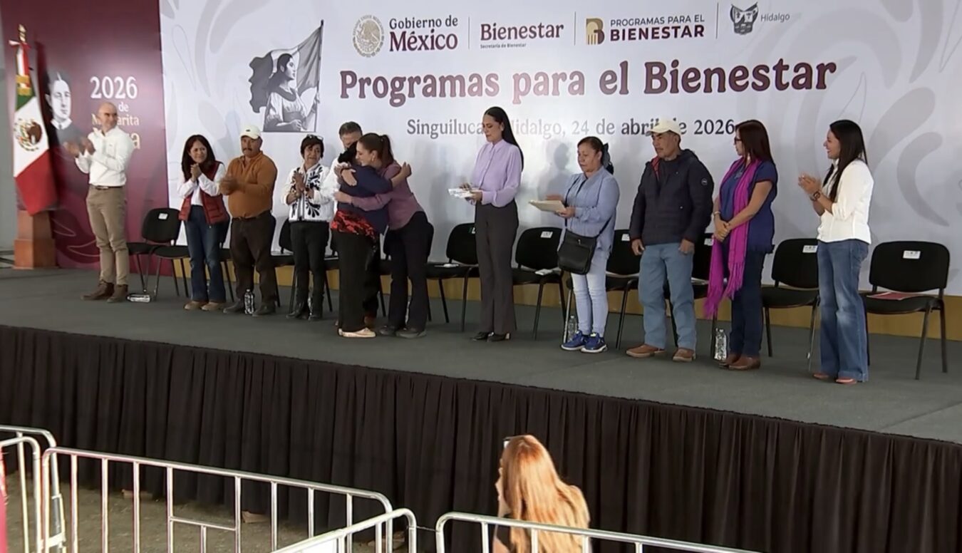 Impulsan Programas de Bienestar y proyectos de infraestructura en Hidalgo