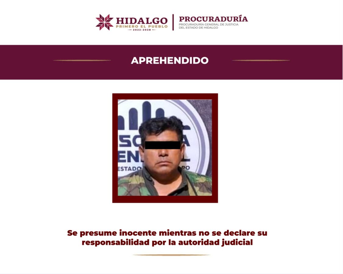 Detienen en Querétaro a presunto homicida prófugo del municipio de Tlahuelilpan