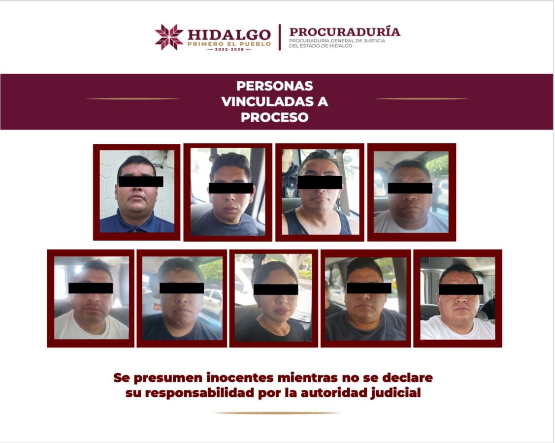 Vinculan a proceso a 9 policías de Progreso de Obregón por homicidio y lesiones