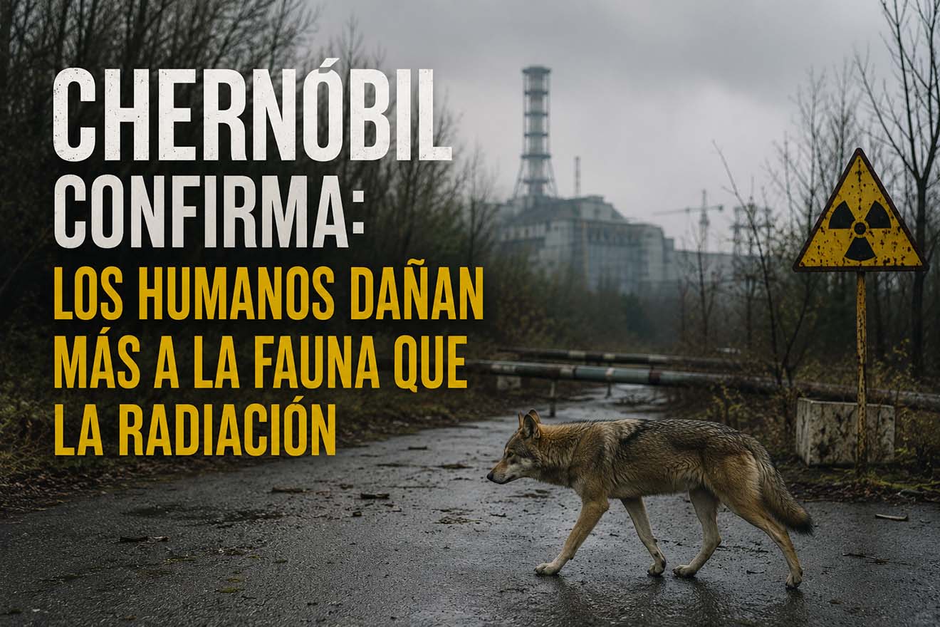 Impacto humano es más nocivo para la fauna que la radiación