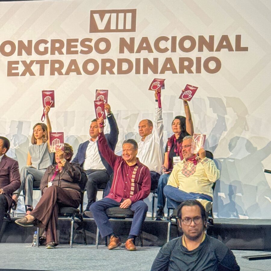 Ariadna Montiel asume dirigencia de Morena; así votó Julio Menchaca en el proceso interno