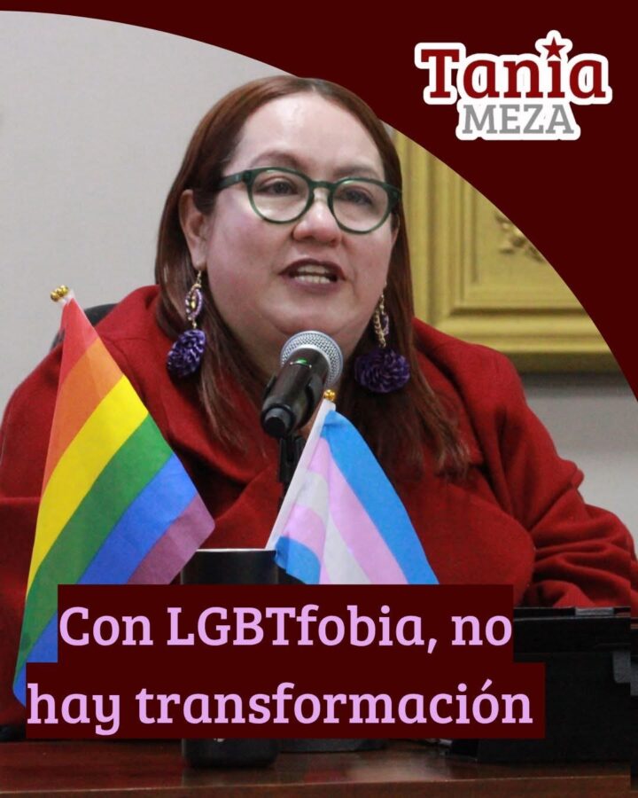 Acusa Tania Meza rezago en iniciativa sobre transfeminicidio en Hidalgo.