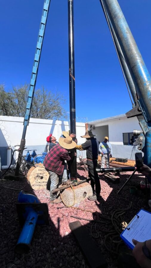 Rehabilita Conagua unidad de riego en San Salvador para fortalecer el campo