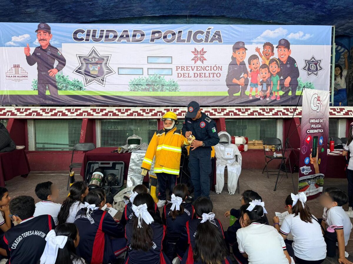 Fortalece Tula la cultura de la legalidad con programa “Ciudad Policía”