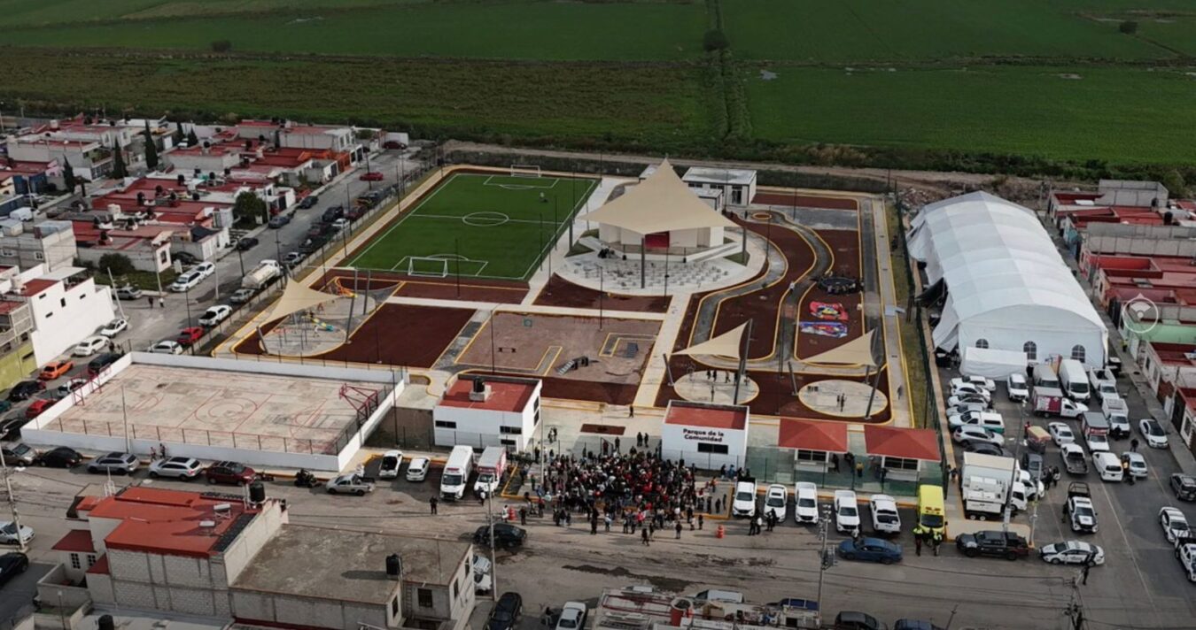 Inaugura Eduardo Medécigo el Parque de la Comunidad, en Los Tuzos