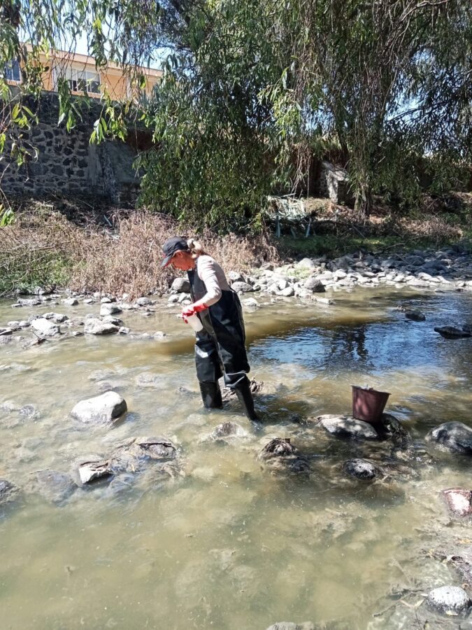 Monitorea Conagua calidad del agua en el río Rosas