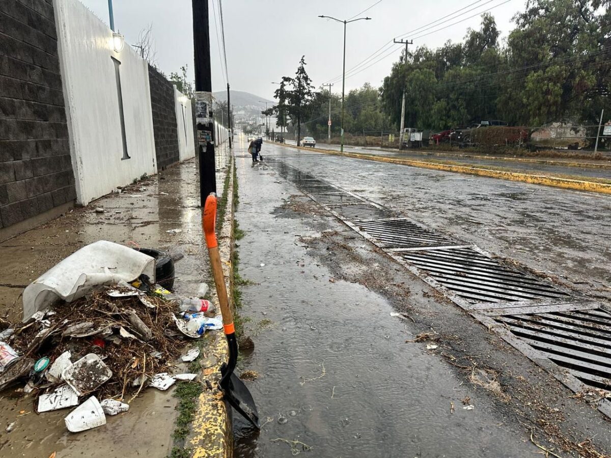 Realiza Mineral de la Reforma inspección en diversos puntos ante lluvias