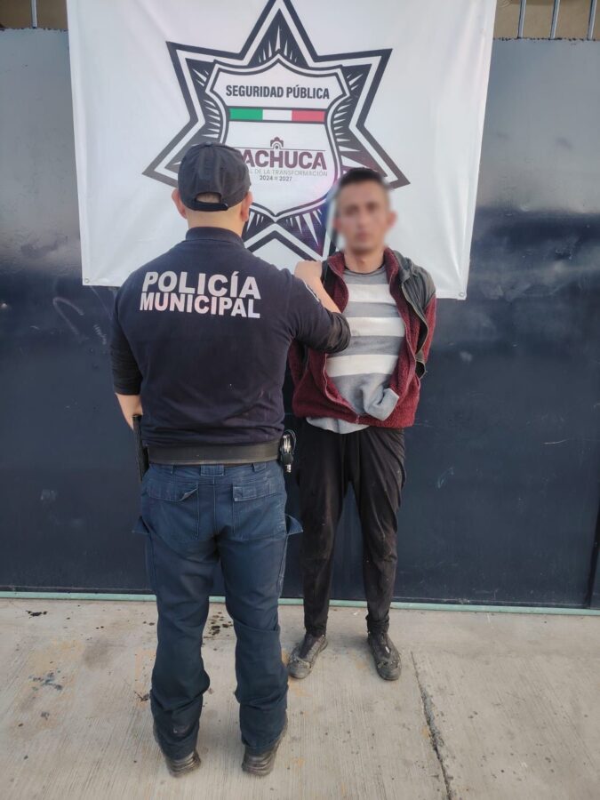 Frustran robo y detienen a una persona en Pachuca
