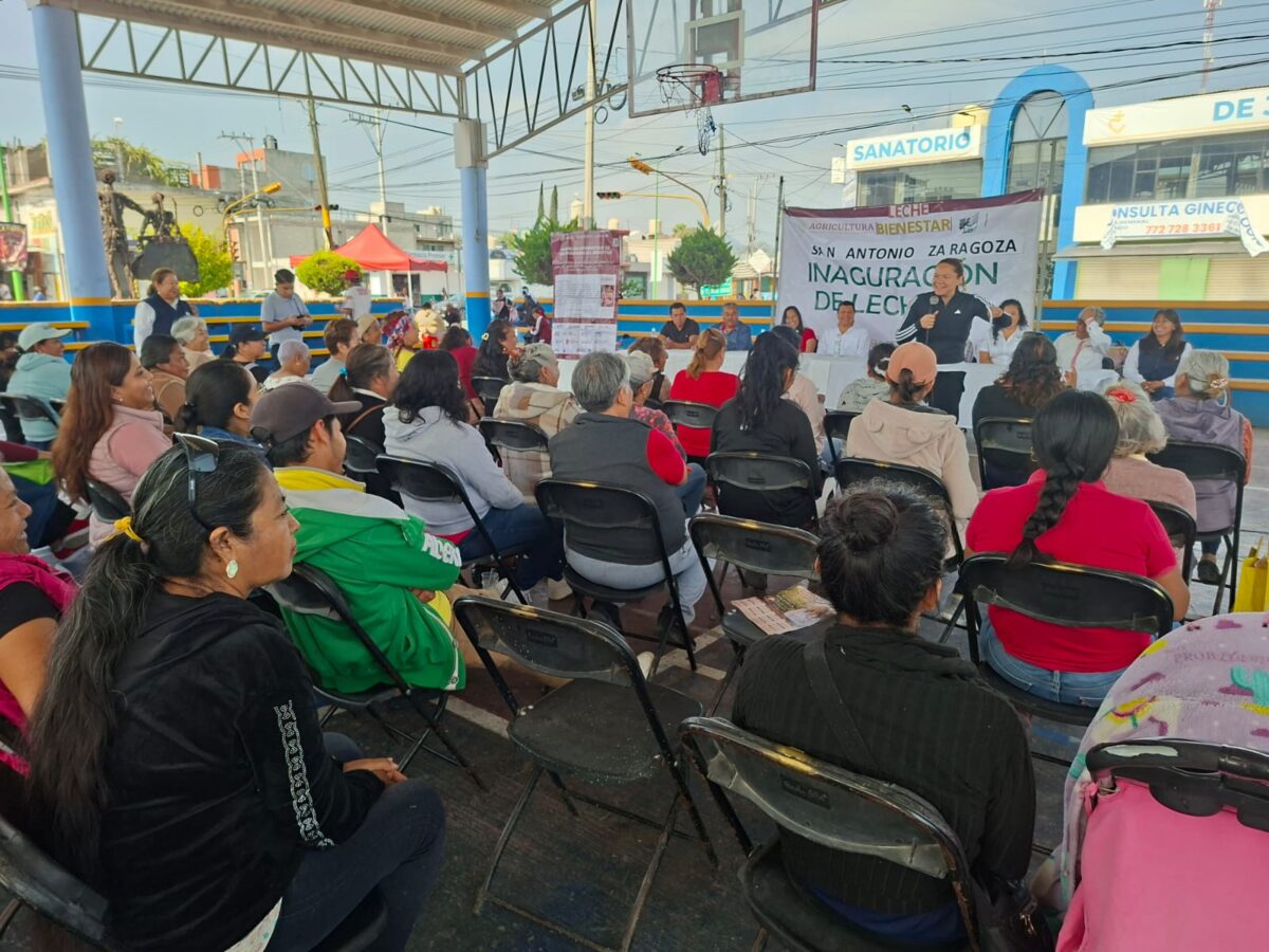 Aperturan nuevo punto de venta de Leche para el Bienestar en San Salvador