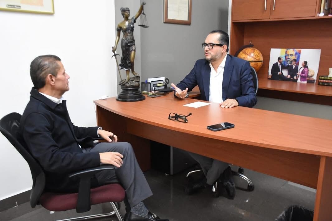 Marco Mendoza y Bernardo Arista refuerzan trabajo político del PRI en Pachuca.