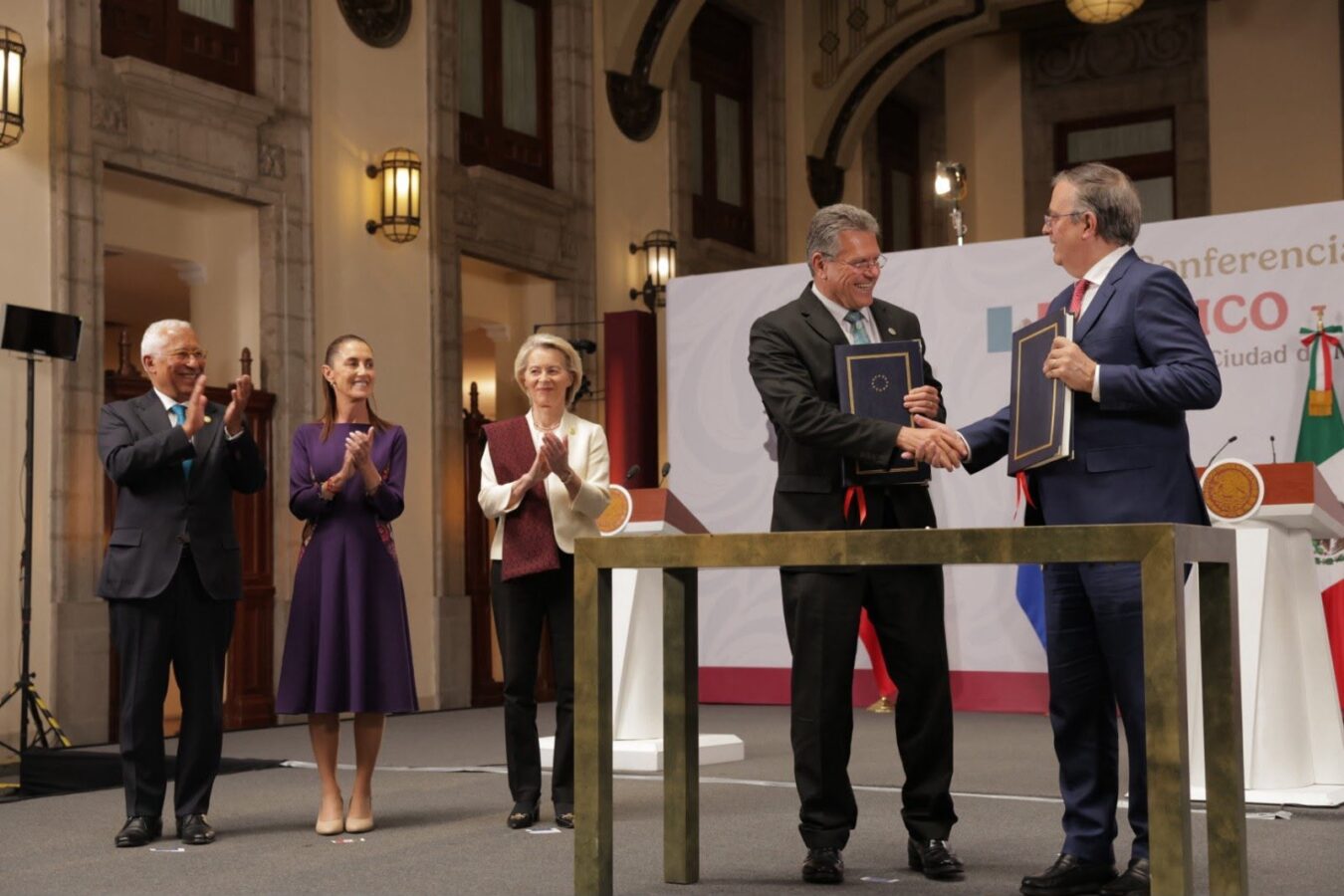 México y la Unión Europea firman el Acuerdo Global Modernizado